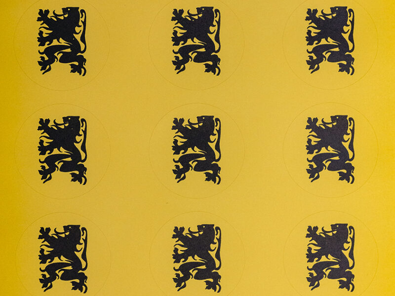 Vel met 15x Vlaamse Leeuw klever