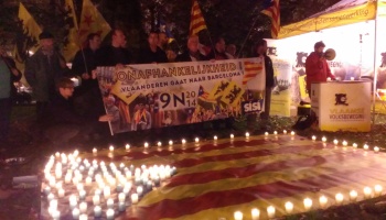 Geslaagde steunactie voor Catalaans referendum