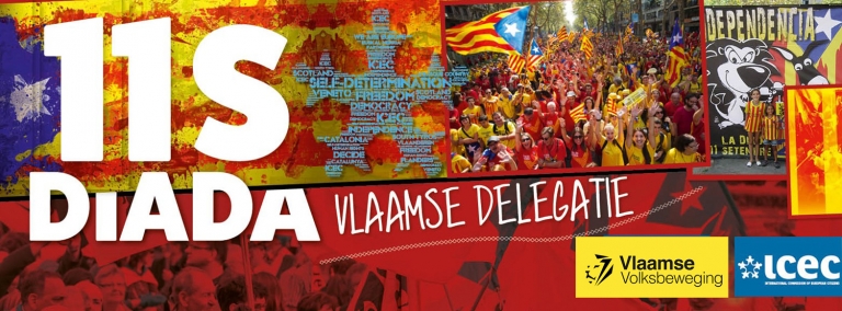 Met de VVB naar de Diada in Barcelona