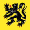 Raamvlag Officiële Vlaamse Gemeenschap (150 x 115cm) 4B