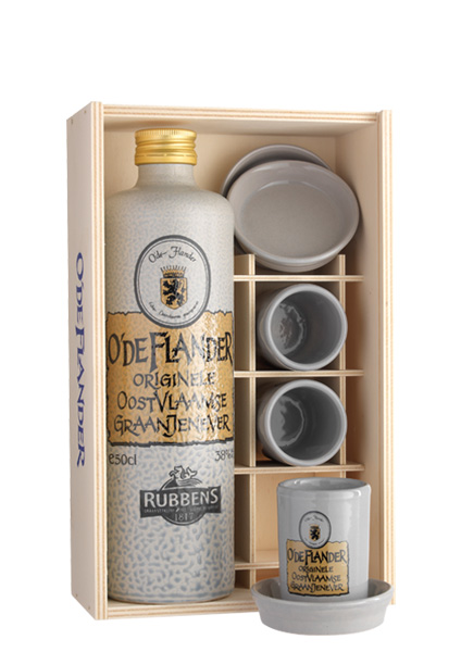 Originele Oostvlaamse graanjenever met kruikjes