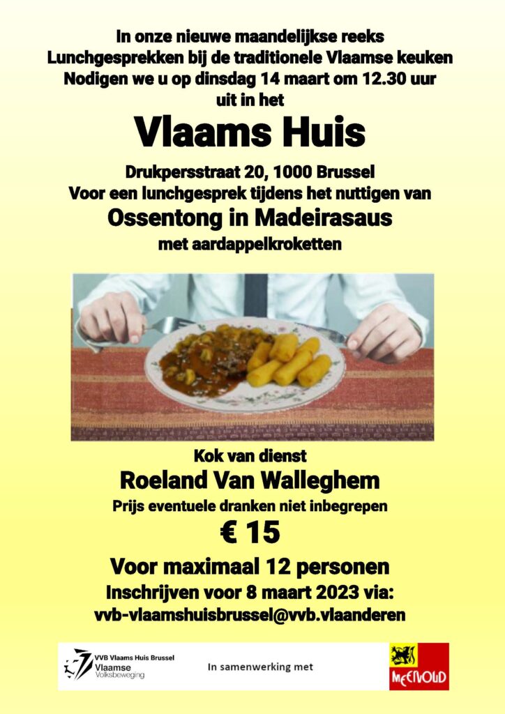 Lunchgesprekken bij VVB-Vlaams Huis Brussel