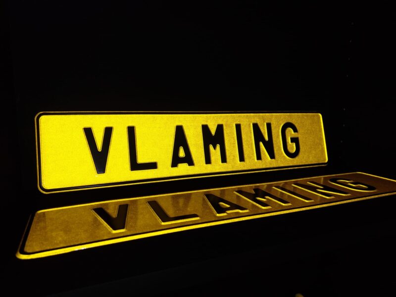 Nummerplaat VLAMING