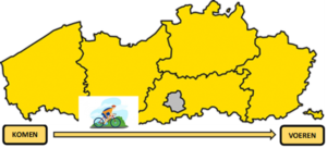De taalgrens opgezadeld
