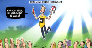 Cartoon 'ONAF', Meinummer 'ONAF' Mei 2024